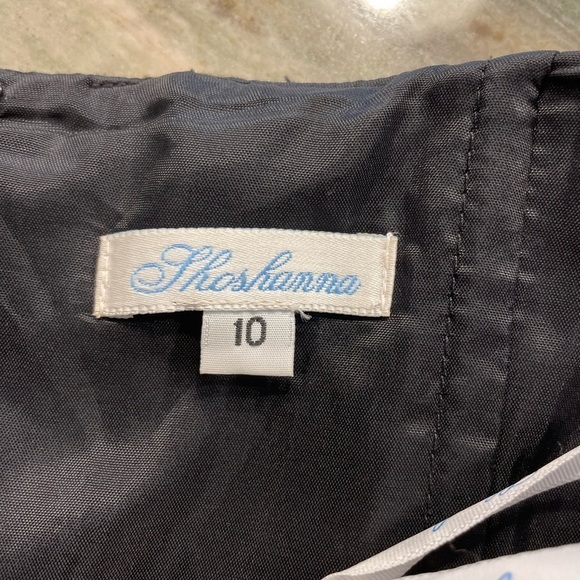 SHOSHANNA black strapless eyelet dress - Picture 2 of 3